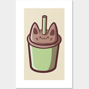 cat boba Posters and Art